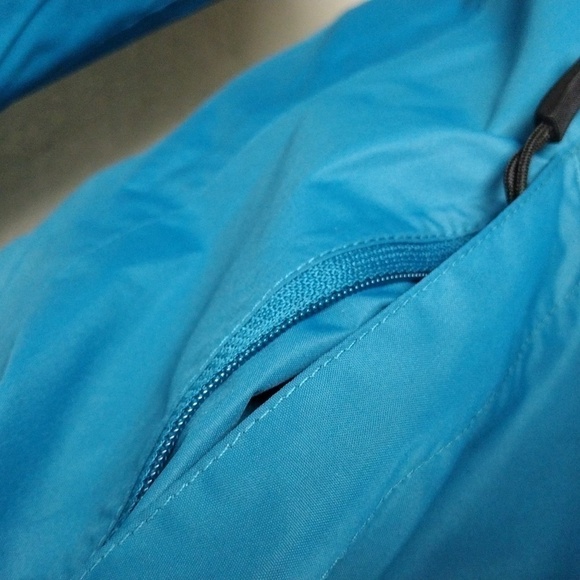 Little Donkey Andy Blue Hooded Long Sleeve Zip Velcro Front Windbreaker Jacket - Picture 15 of 16